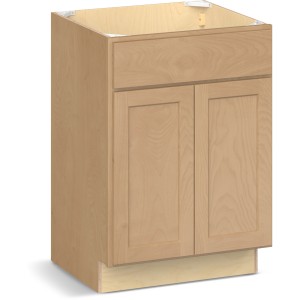 RELIABILT Parkstone II Vanity Base, Wheat Stained, 24" W, 2 Doors, Fully Assembled - 641210 | Lowe's Pro Supply